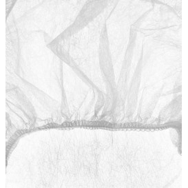 Disposable Bouffant Cap PP White Ø60cm (100 Units)