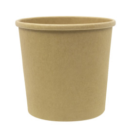 Kraft Carton Pot 350ml Ø9,0cm (25 Units)