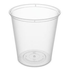 Plastic Food Container in PP Transparent  with Lid 1.000ml (150 Units)