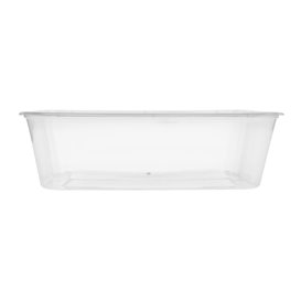 Rectangular Container in PP Transparent with Lid 650ml 17,3x11,9cm (500 Units)