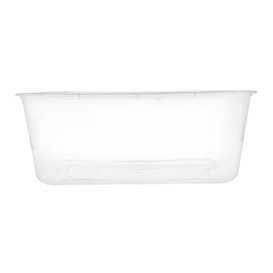 Rectangular Container in PP Transparent with Lid 1.500ml 20,4x15,3cm (50 Units)
