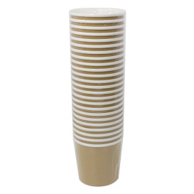 Kraft Carton Pot with White Border 750ml Ø11,7cm (500 Units)