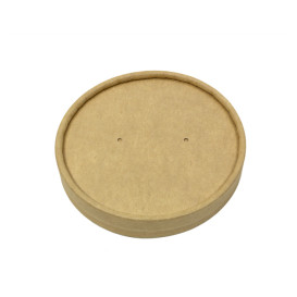 Kraft Carton Lid for Carton Pots of 9,0cm (400 Units)