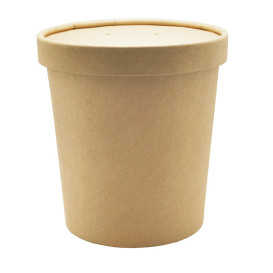Kraft Carton Lid for Carton Pots of 9,5cm (25 Units)