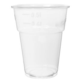 Cornstarch Cup PLA Bio Clear 575ml (40 Units) 