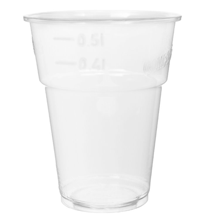 Cornstarch Cup PLA Bio Clear 575ml (640 Units)