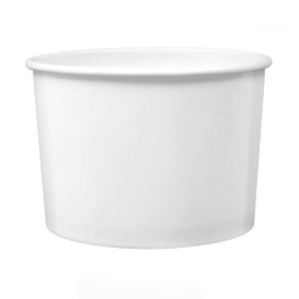 Paper Container White 488ml (250 Units)