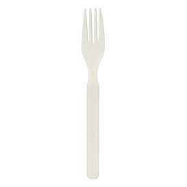Reusable Durable Fork in PP Cream 17,9cm (20 Units)