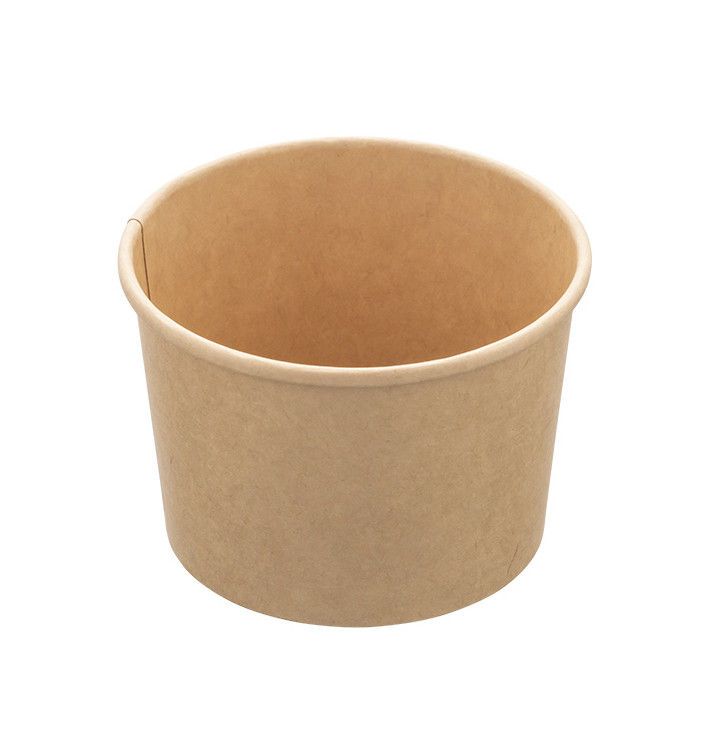 Dessert Cup Kraft Cardboard 250ml Ø9,0cm (50 Units)