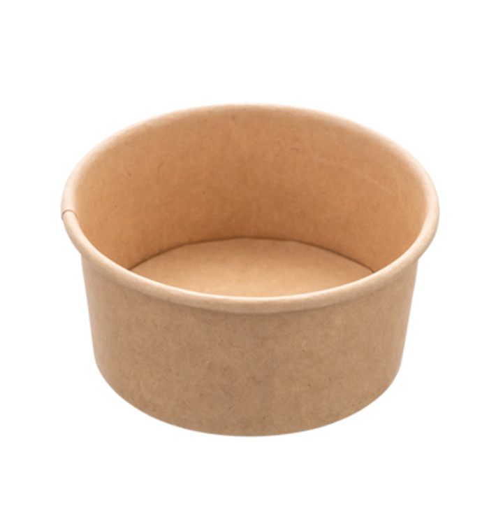 Multi-Food Bowl Kraft Cardboard 370ml Ø11,5cm (300 Units)