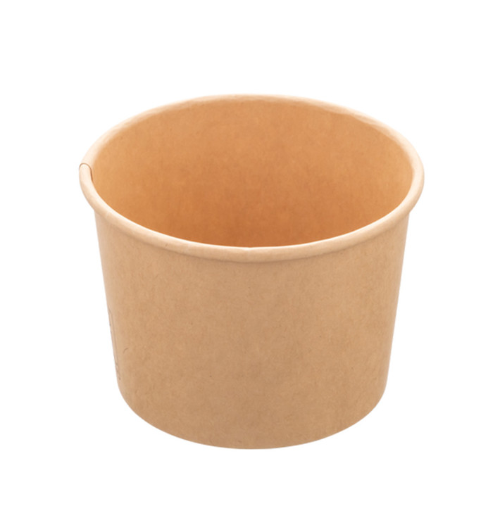 Multi-Food Bowl Kraft Cardboard 550ml Ø11,5cm (300 Units)