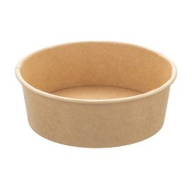 Salad Bowl Kraft Cardboard 600ml Ø15,0cm (50 Units)