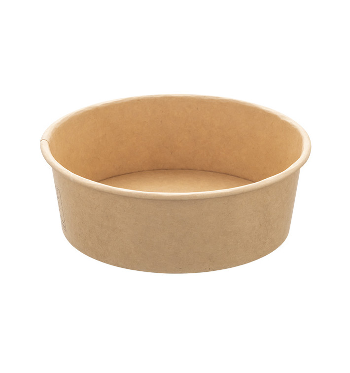 Salad Bowl Kraft Cardboard 600ml Ø15,0cm (50 Units)