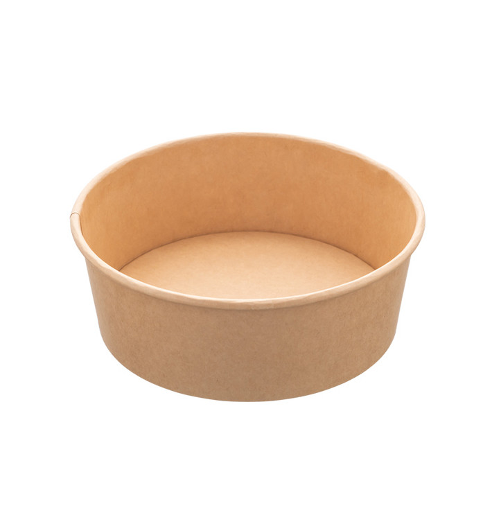 Salad Bowl Kraft Cardboard 750ml Ø15,0cm (50 Units)