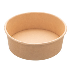 Salad Bowl Kraft Cardboard 1.300ml Ø18,5cm (50 Units)