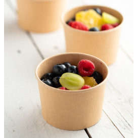 Dessert Cup Kraft Cardboard 250ml Ø9,0cm (500 Units)