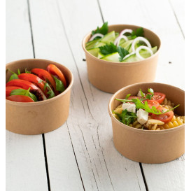 Multi-Food Bowl Kraft Cardboard 370ml Ø11,5cm (50 Units)