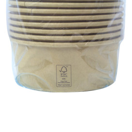 Salad Bowl Kraft-Kraft Cardboard 750ml Ø15,0cm (300 Units)