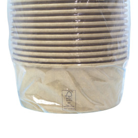 Salad Bowl Kraft-Kraft Cardboard 1.000ml Ø16,6cm (300 Units)