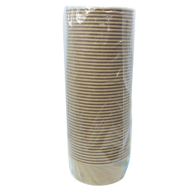Salad Bowl Kraft-Kraft Cardboard 1.000ml Ø16,6cm (300 Units)
