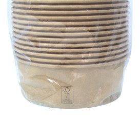 Salad Bowl Kraft-Kraft Cardboard 1.300ml Ø18,5cm (50 Units)