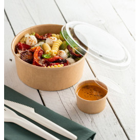 Lid in PET for Soup Bowl 250ml Ø9,0cm (50 Units)