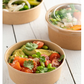 Lid in rPET for Soup Bowl 600/750ml Ø15,0cm (300 Units)