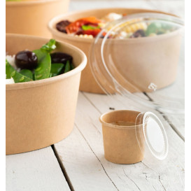 Lid in rPET for Soup Bowl 950/1.300ml Ø18,5cm (50 Units)