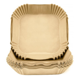 Kraft Air Fryer Paper 40g 17x17x4cm (50 Units)