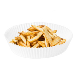 Kraft Air Fryer Paper White 90g Ø22x4cm (50 Units)