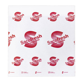 Reusable PE-Paper Bags with Adhesive Flap Sacofresh Red 30x25cm (1.200 Units)