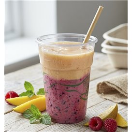 Compostable PLA Cup Clear 250ml Ø7,3cm (25 Units) 