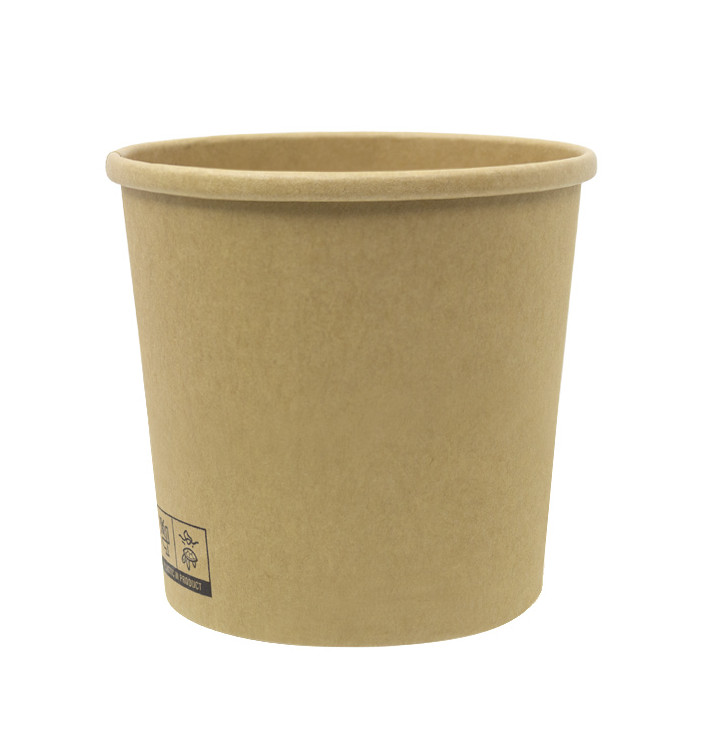 Kraft-Kraft Carton Pot 350ml Ø9,0cm (25 Units)