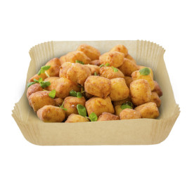 Kraft Air Fryer Paper 40g 17x17x4cm (50 Units)