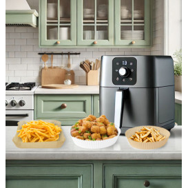 Kraft Air Fryer Paper 40g 17x17x4cm (500 Units)