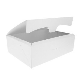 Paper Bakery Box White 20,4x15,8x6cm 1Kg (200 Units)