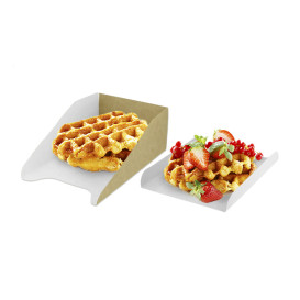 Paper Container Waffles 16x10cm (100 Units)