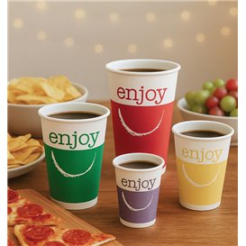 Cardboard Cup "Enjoy" 22Oz/680ml Ø9,0cm (1000 Uds)