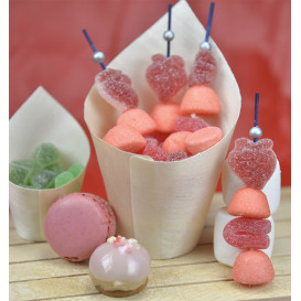 Wooden Tasting Cone 14cm (1.000 Units)