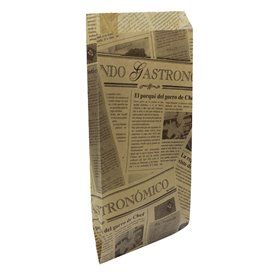 Paper Baguette Bag Kraft Times 12+2x26cm (2.000 Units)