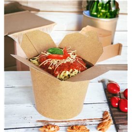 Paper Take-Out Box Kraft 950ml (25 Units)