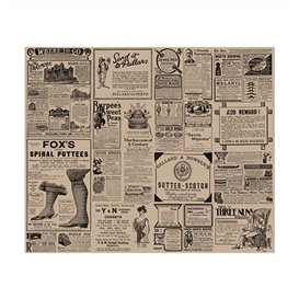 Paper Food Wrap Grease-Proof "Times" Kraft 31x38cm (4.000 Units)