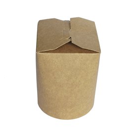 Paper Take-Out Box Kraft 450ml (250 Units)