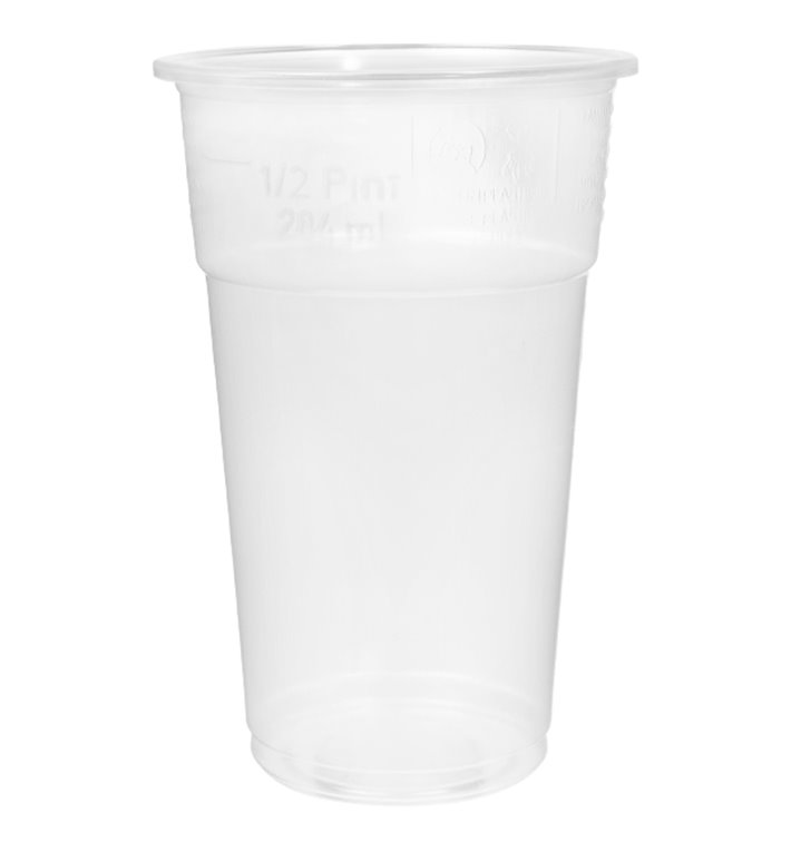 Plastic Cup PP Clear 375ml Ø8,0cm (1702 Units)