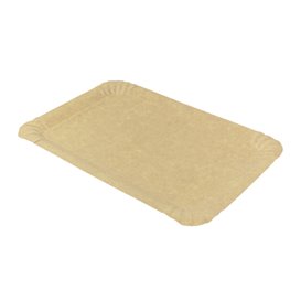 Paper Tray Rectangular shape Kraft 14x21 cm (2000 Units)