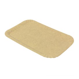 Paper Tray Rectangular shape Kraft 12x19 cm (100 Units)  