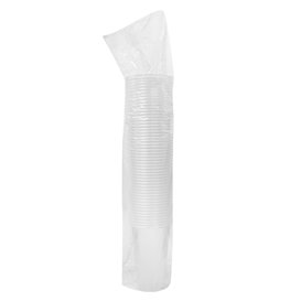 Plastic Cup PP Clear 375ml Ø8,0cm (74 Units) 