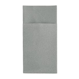 Pocket Fold Airlaid Napkins "Kanguro" Grey 40x40cm (480 units)