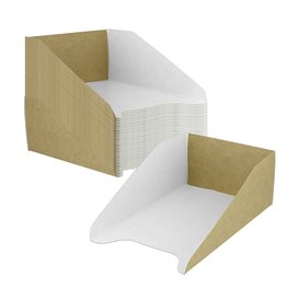 Paper Container Waffles 16x10cm (100 Units)