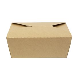American Box Kraft-Kraft 17x13,5x6,5cm 1.300ml (25 Units)